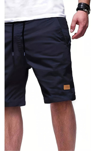Pantalones Cortos Tipo Cargo De Camuflaje Con MĂșltiples Bols