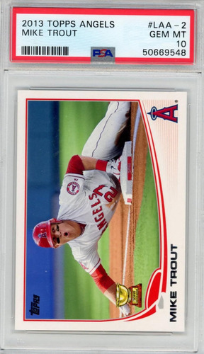 Tarjeta De Béisbol Rc Con Calificación 2013 Topps Angels Mik