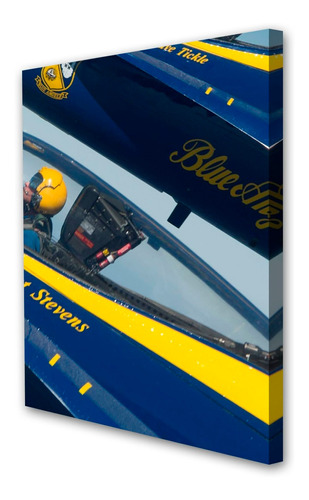 Cuadro 60x90cm Blue Angels Aviones Cielo Sky M2