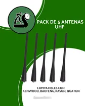 Comprar Pack De 5 Antenas Portátil Vhf\u002F Uhf Largas Kenwood, Baofeng