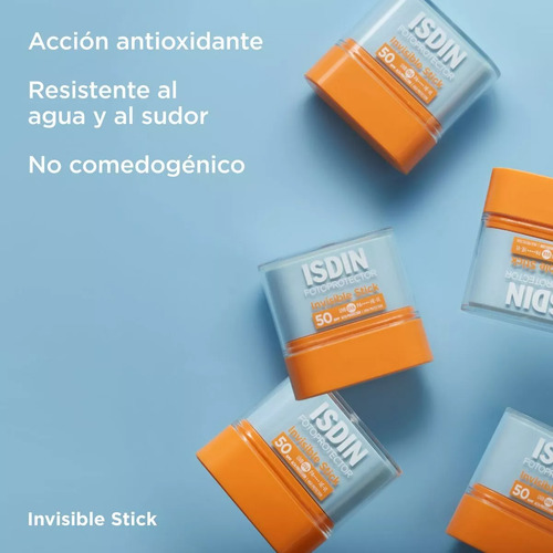 Isdin Fotoprotector En Barra Acabado Invisible Spf 50, 10gr