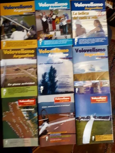 Volovelismo Argentino Lote De 43 Revistas Aviación Planeador (Usado)