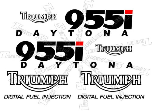 Triumph Speed Triple Calcomanías Stickers No Daytona Moto 