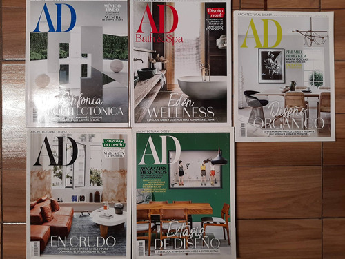 5 Revistas Architectural Digest 