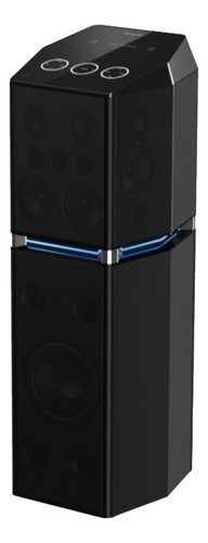 Mini componente preto Panasonic SC-UA70 com potência Bluetooth 1700W - 127/220V