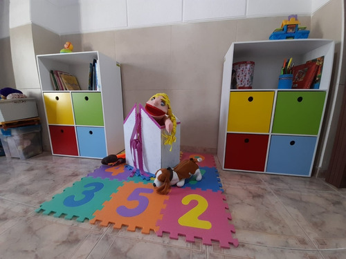 Imagen 4 de 7 de Organizador De Juguetes Funcional Con 4 Cajones De Apoyo