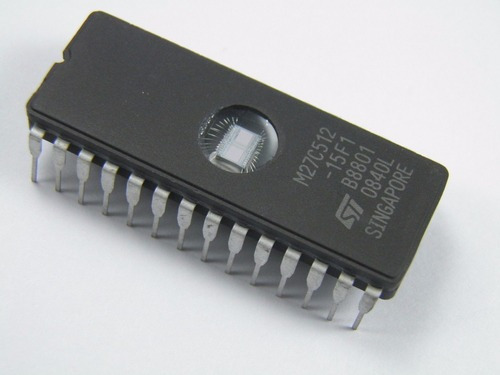 10 Pçs Memória Eprom Dip 28 Pinos 512kbit St M27c512 