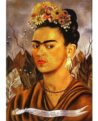 Imagem 1 de 1 de Frida Kahlo Foto Grande 60x84cm Decorar Sala Quarto Mexicano