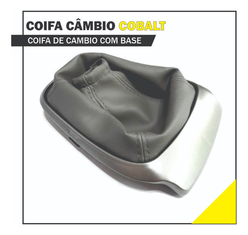 Coifa De Câmbio Cinza Sem Manopla Bola Cobalt 2012 A 2020