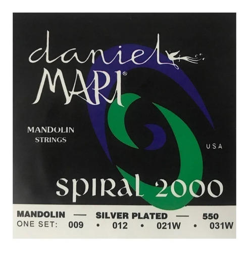 Set Cuerdas Mandolina 8 Cuerdas Daniel Mari Spiral 2000 -usa