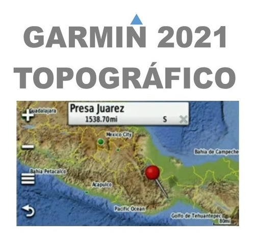 Mapa Garmin 2021 Topografico Topo México