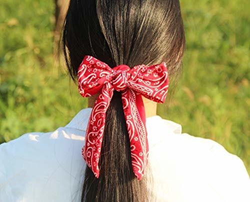 Scrunchies De Cabello Con Lazos - 6pcs
