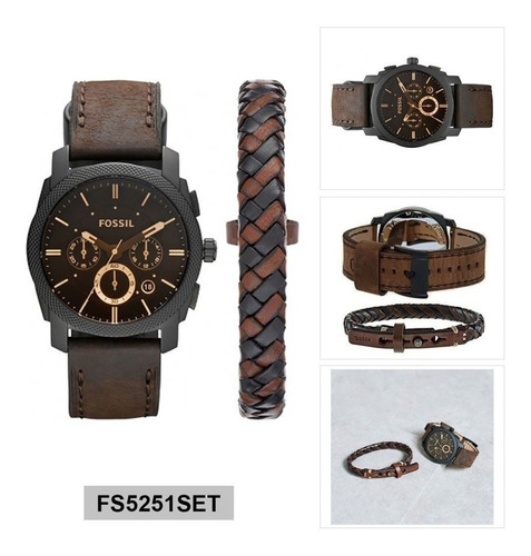 Reloj Hombre Fs5151set Original Fossil Nuevos En Caja