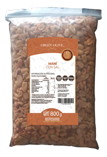 Maní Repelado Salado X1kg