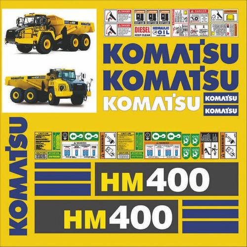 Kit De Calcomanías Para Komatsu Hm400