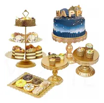 Comprar Juego De 5 Base Para Postres Soportes De Metal Para Pasteles