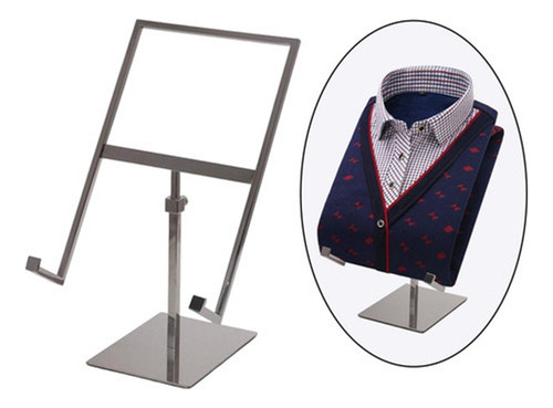 Soporte De Exhibición De Camisas De Acero Inoxidable Para Ho