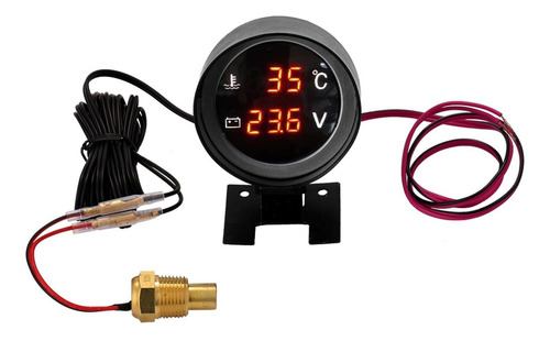 El Sensor De Temperatura Redondo Digital Para Automóviles