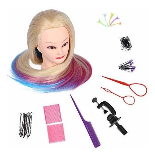 Maniqui Con Cabello Sintectico De Silky