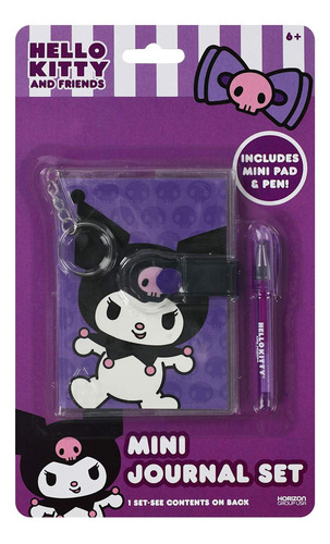 Hello Kitty Y Sus Amigos Kuromi Mini Cuaderno Diario Color Lila