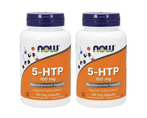 Ahora Los Alimentos - 5 Htp 100 Mg 120 Vcaps (pack De 2)