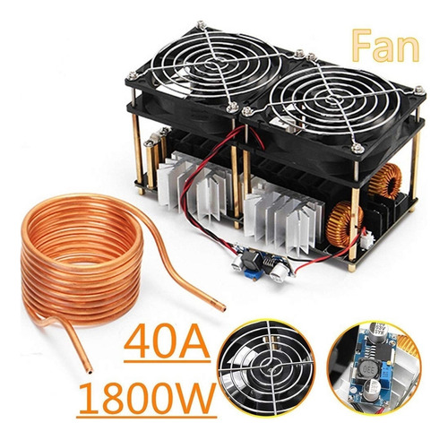 Módulo De Calentamiento Por Inducción De 1800w Zvs, Placa