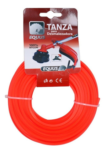 Tanza Cuadrada 2.4mm X 15m Para Desmalezadoras