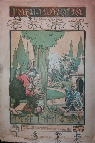 Revista La Alborada  1902 Zola Exposición Fray Bentos Y Mas 