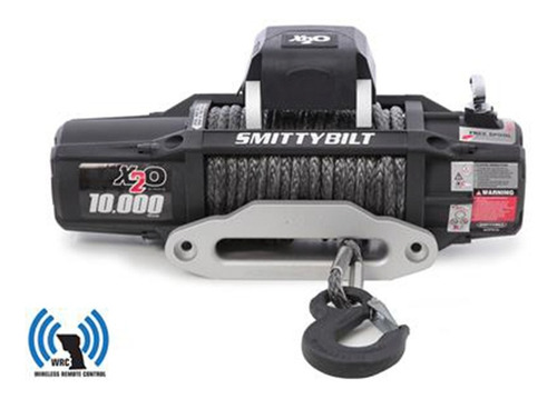 Winch Smittybilt X2o 10,000 Lbs Cuerda Sintética Nylon Jeep 