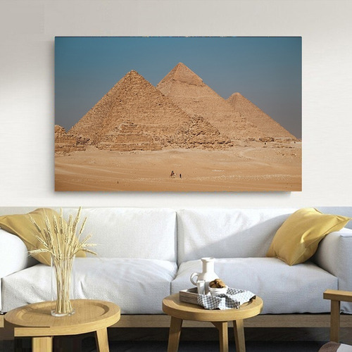 Cuadro Decorativo Moderno 60x90 Piramide De Giza Egipto