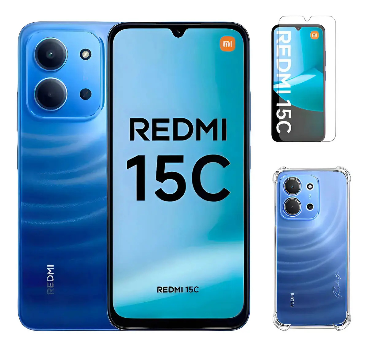 Xiaomi Redmi 15c 256gb 8 Ram 2chip Capa E Pelicula + Cor Azul-petróleo