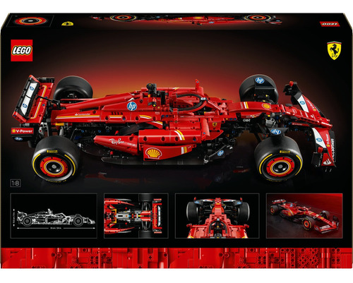 Lego® Technic Auto Ferrari Sf-24 F1 Kit De Modelo 42207 1361 1361 Coche Ferrari Sf-24 F1