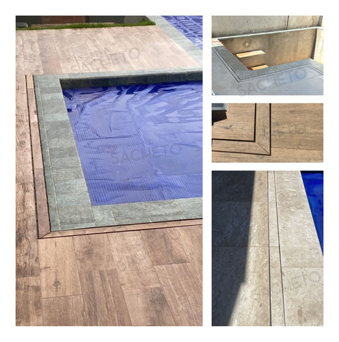 Ralo 20x100cm Linear Invisível Cola Piso Efeito Oculto Preto