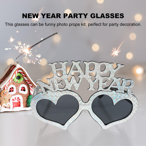 Anteojos De Feliz Año Nuevo, 3 Unidades, Gafas De Fiesta De
