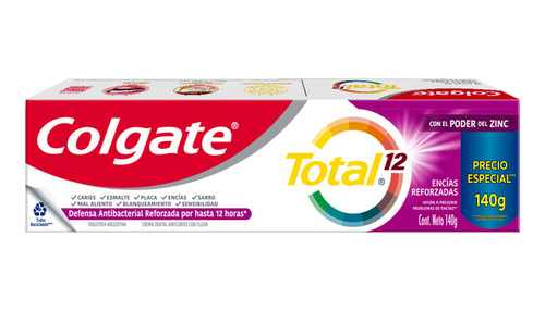 Pasta Dental Colgate Encías Reforzadas X 140 G