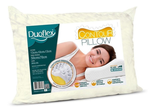 Almohada Cervical Contour Pillow Duoflex Ortopedica Gomos