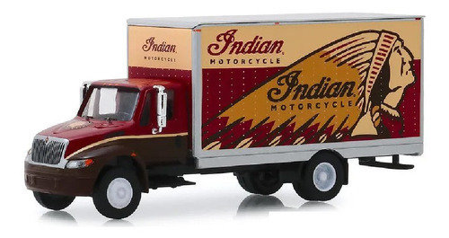 Miniatura Caminhão Durastar Box Van Da Greenlight 33170 Cor Indian