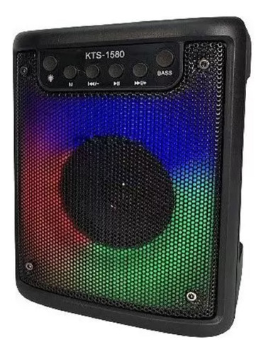 Caixa De Som Kts-1580 3 Wireless Bluetooth 5.0 Alto Falante