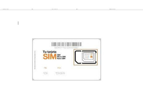 Sim Card Para España 20 Gb Y 800 Minutos A Colombia