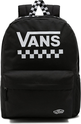 Mochila Vans Modelo Street Sport Realm Backpack Negro Cuadro