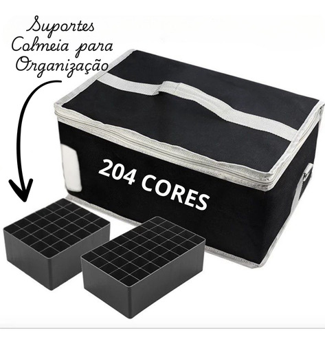 Kit Livro Caderno De Colorir Capa Dura Desenhos Variados 150g A5 Tipo Bobbie Goods Capivara + Canetas Marcadora Permanente Touch 204 Cores Ponta Dupla Base De Alcool Relaxa Combate Estresse Criativida