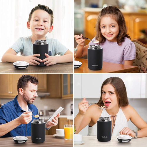 Contenedor Aislado De Acero Inoxidable 475 Ml Para Comida Ca