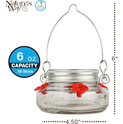 Nature's Way Bird Products Mjf1 Nature's Way Mason Jar Hu...