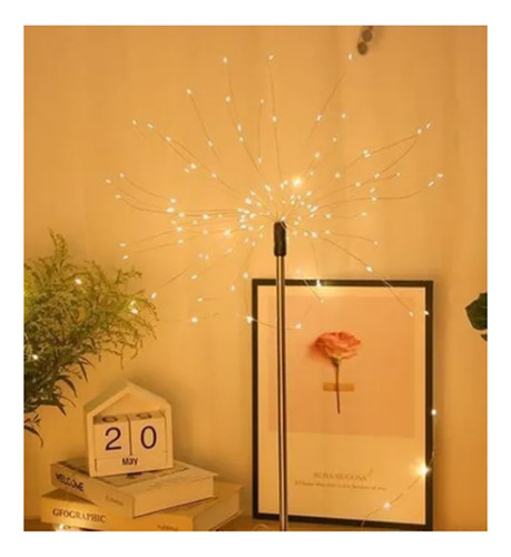 Luz Solar Para Fuegos Artificiales, Globo De Hierba, Diente