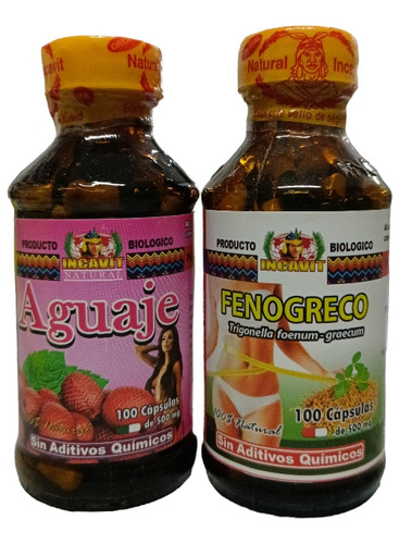 Aguaje + Fenogreco Pack De Cápsulas ( 2 Botellas )