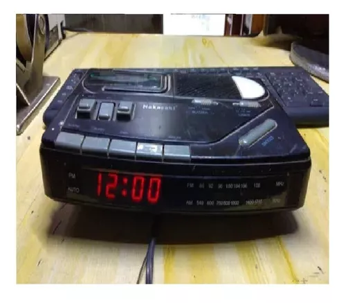 Radio Reloj Despertador 4382, con Radio Am/Fm y Entrada Auxiliar