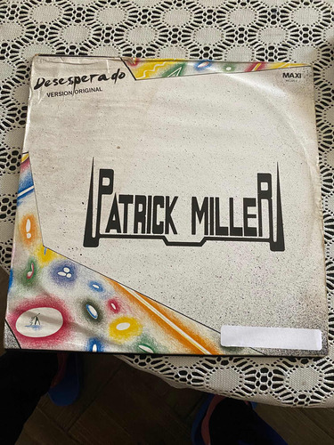Disco Vinilo Patrick Miller - Desesperado Versión Original (Usado)