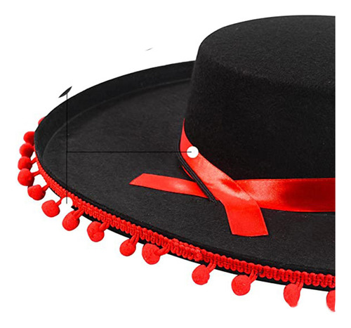 Sombrero Español Tradicional De Disfraz Para Fiestas 2024
