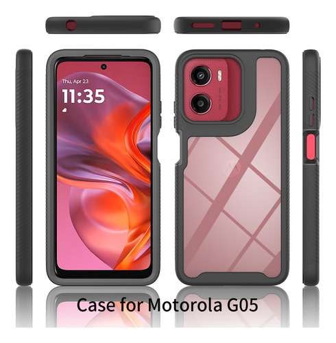 Funda Resistente A Prueba De Golpes Para Motorola Moto G05 E15 G35 G55 E14 G04 G04s G14 G24 G54 G84 Cubierta Trasera De