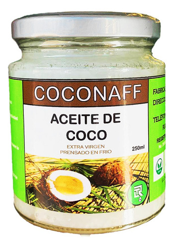 Aceite De Coco 100% Natural